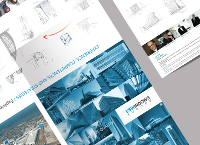 progettazione grafica brochure ES Windows Pordenone